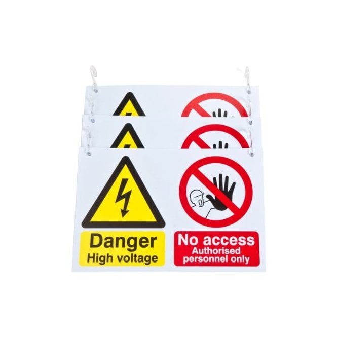 Prosol Prosol EHV Warning Sign for Barrier Chain x 3