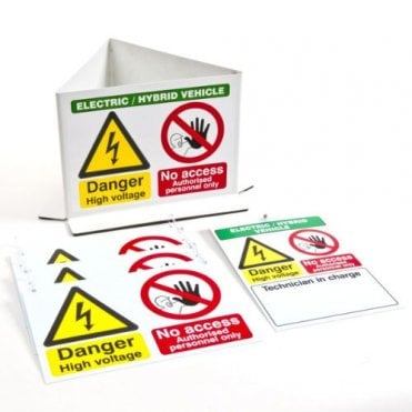 EHV Warning Sign Pack - Includes: S0060 - S0061 - S0062