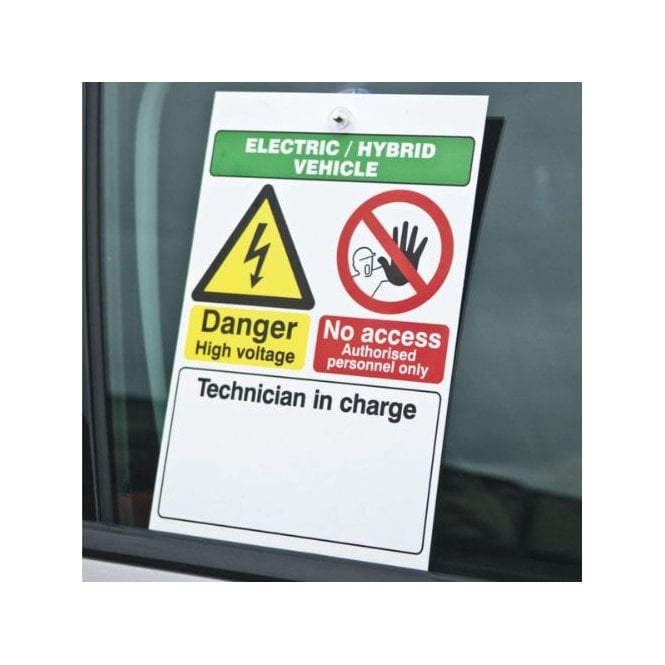 Prosol Prosol EHV Warning Sign with window sucker