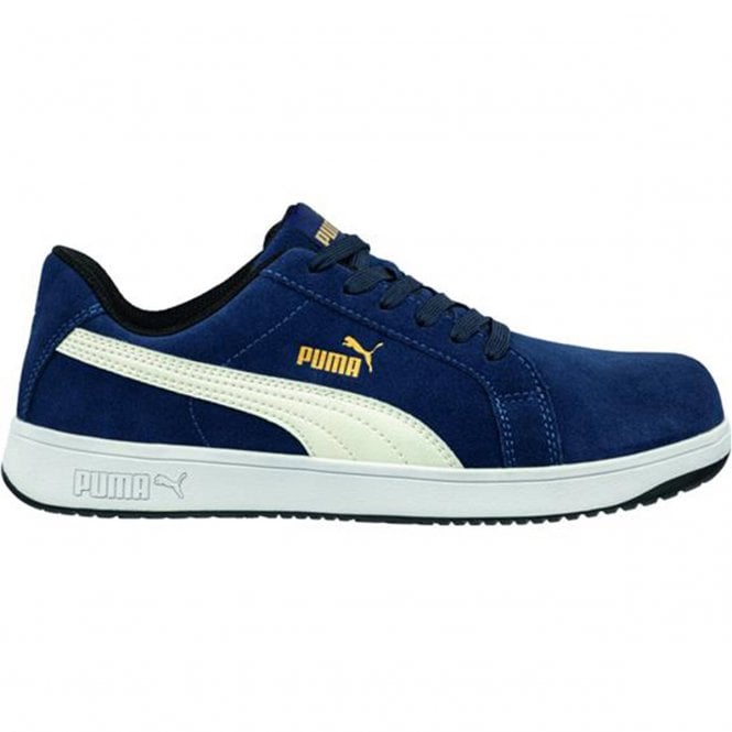 Puma  Iconic Navy Suede S1PL Safety Trainers