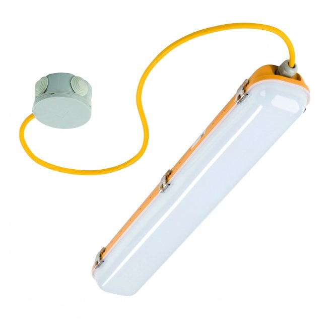 Red Arrow 20W LED Emergency Site Lighting 600mm w/ Flex and Junction Box 110V 4000K IP65