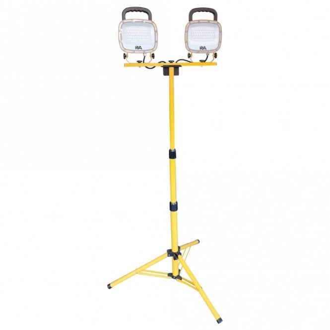 Red Arrow Garrison Pro Tripod 35W Work Light – Twin Head - 35W 4550lm 6500K IP65