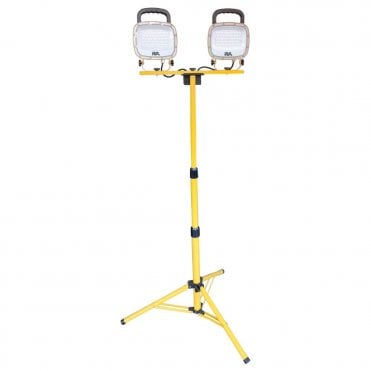 Garrison Pro Tripod 35W Work Light – Twin Head - 35W 4550lm 6500K IP65