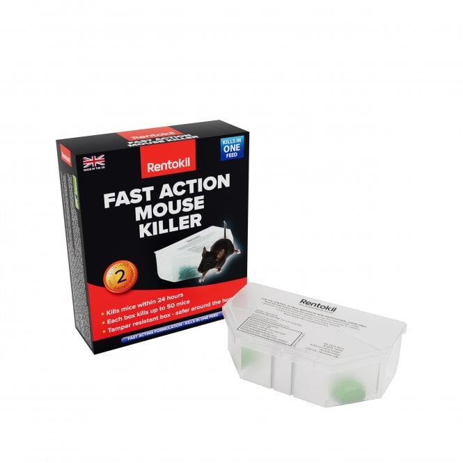 Rentokil Fast Action Mouse Killer Twin Pack