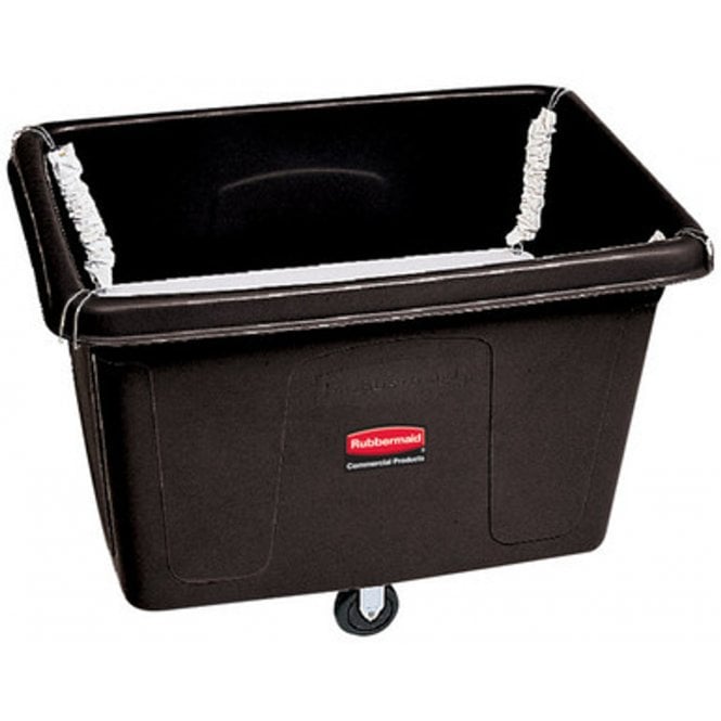 Rubbermaid Commercial Cube Truck with Spring Loaded Platform - 0.4 Cubic Meters