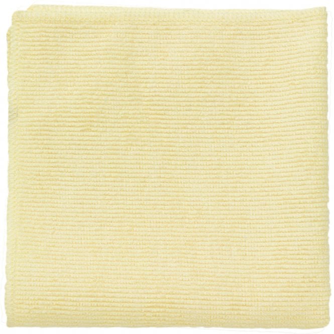 Rubbermaid Commercial Light Commercial Microfibre Cloth - 40x40cm - Yellow