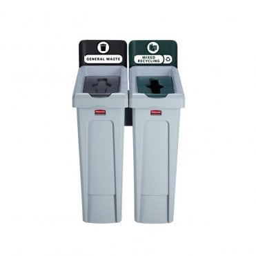 Recycling Station Bundle 2 Stream - General Waste/Mixed Recycling