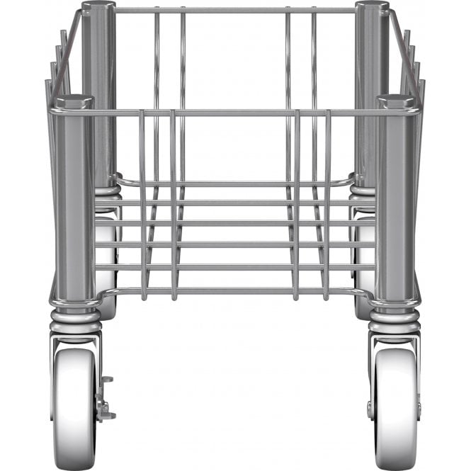 Rubbermaid Commercial Slim Jim Stainless Steel Dolly