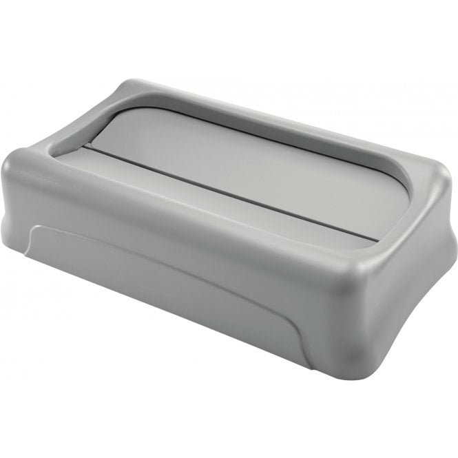 Rubbermaid Commercial Slim Jim Swing Lid - Grey