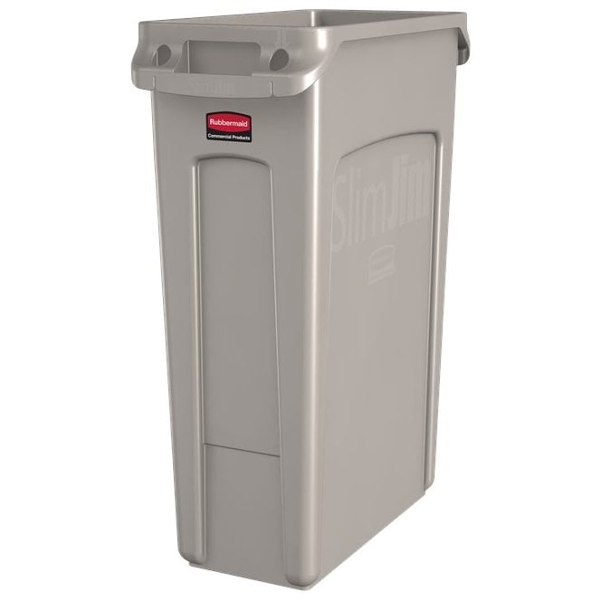Rubbermaid Commercial Slim Profile Dustbin 60L