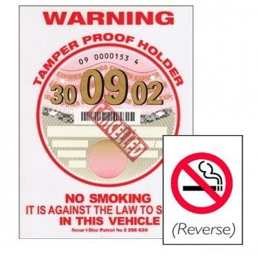 Tamperproof Tax Disc Holder