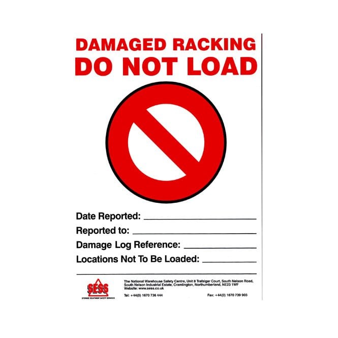 SESS Damaged Rack Notices