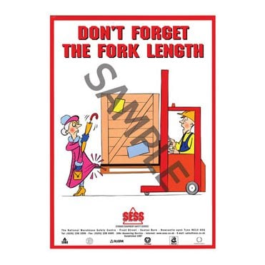 DonÃ¢â‚¬â„¢t forget the fork length - A3 Poster SP15