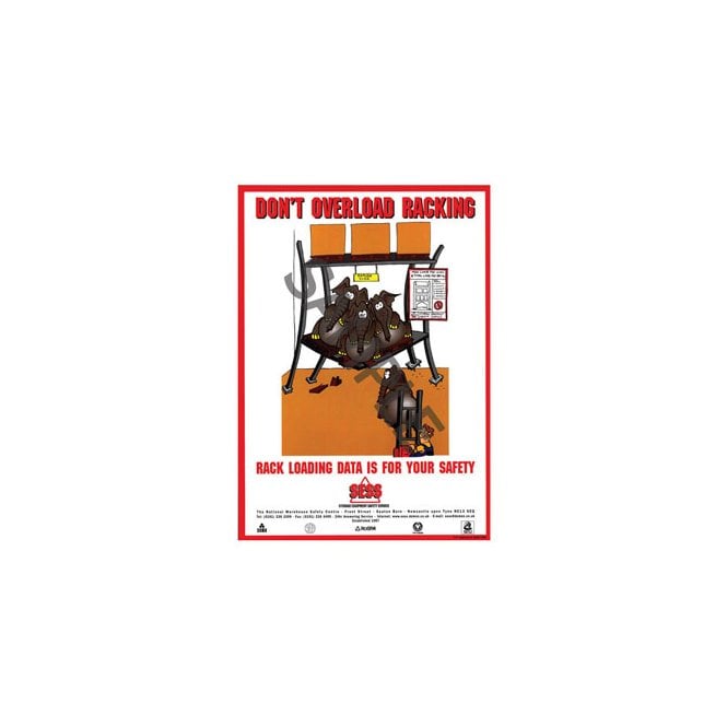 SESS DonÃ¢â‚¬â„¢t overload racking - A3 Poster SP11