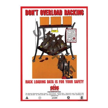 DonÃ¢â‚¬â„¢t overload racking - A3 Poster SP11