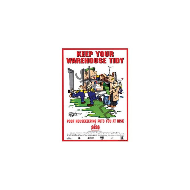 SESS Keep your warehouse tidy - A3 Poster SP05