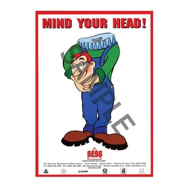 Mind your head - A3 Laminated Poster SP31
