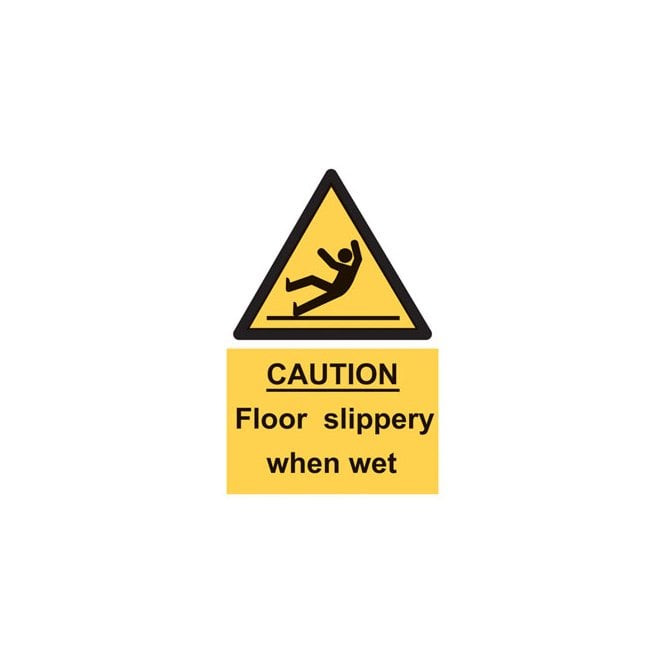 Signify Signmakers Caution floor slippery when wet sign FL02
