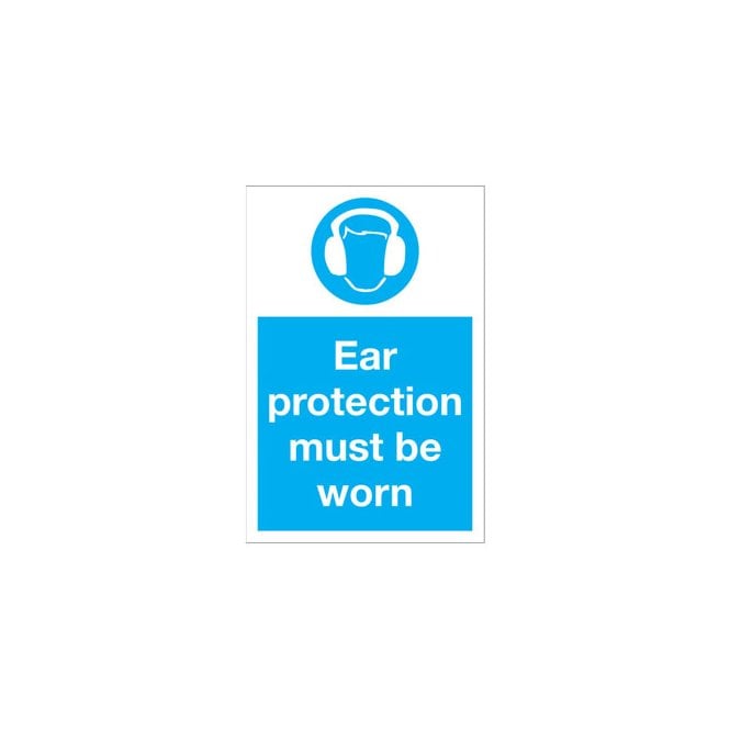 Signify Signmakers Ear protection must be worn signMA85R