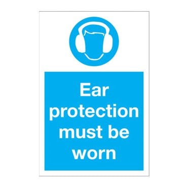 Ear protection must be worn signMA85R