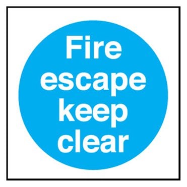 Fire Escape Sign MA165R