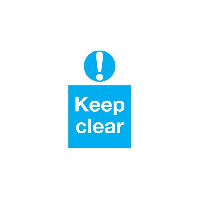 Signify Signmakers Keep clear sign MA15R