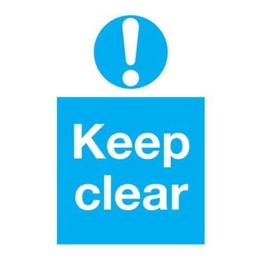 Keep clear sign MA15R