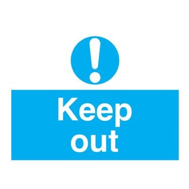 Keep out sign MA118S