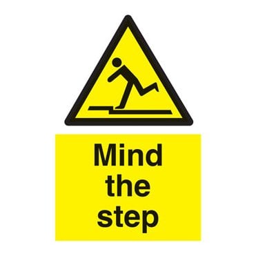 Mind the step sign WA41S