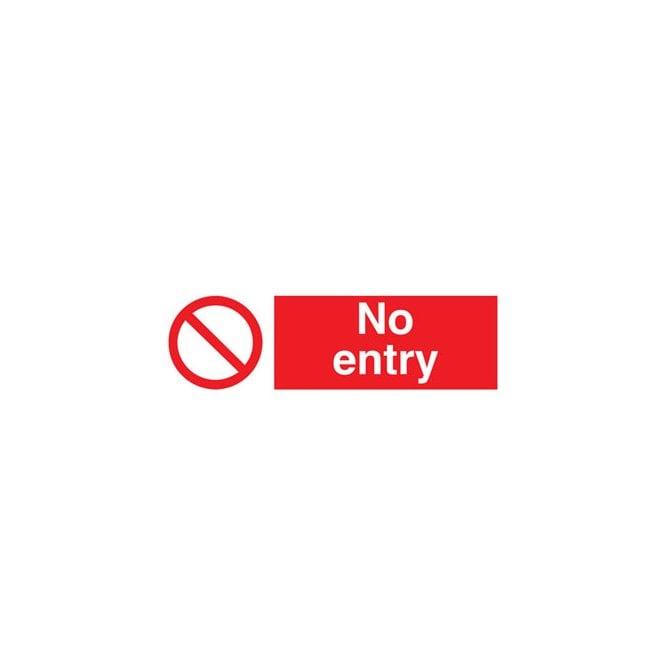 Signify Signmakers No entry sign PR65S