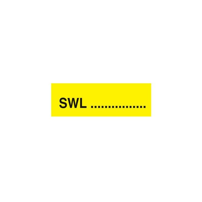 Signify Signmakers Safe working load sign