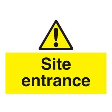 Site entrance sign WA125S