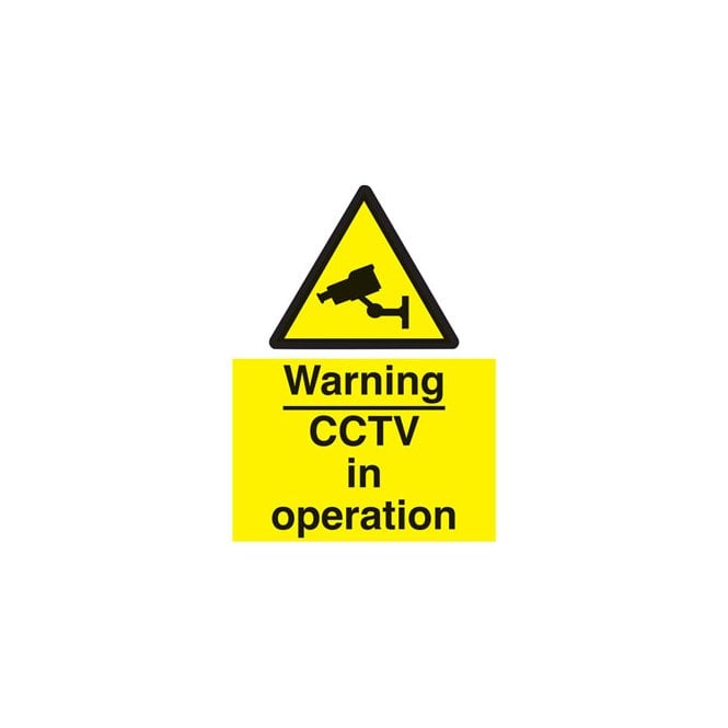 Signify Signmakers Warning CCTV in operation sign WA100S