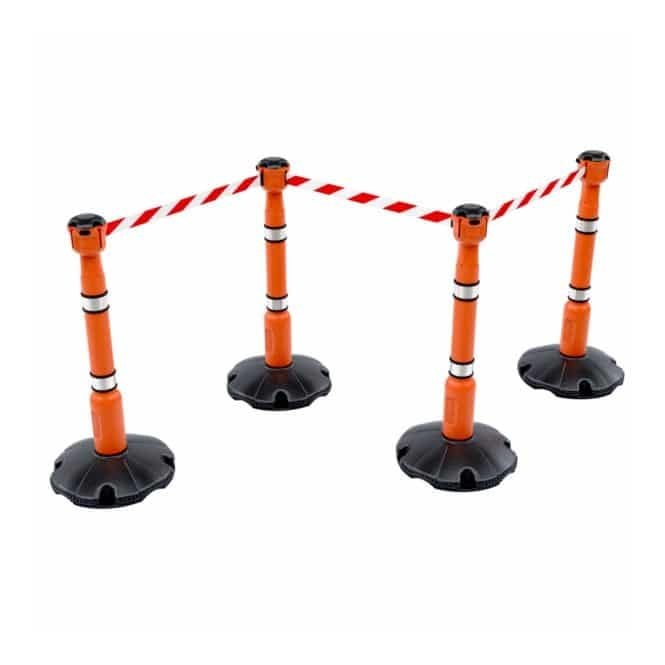 Skipper  27m Retractable Safety Barriers Kit - Orange