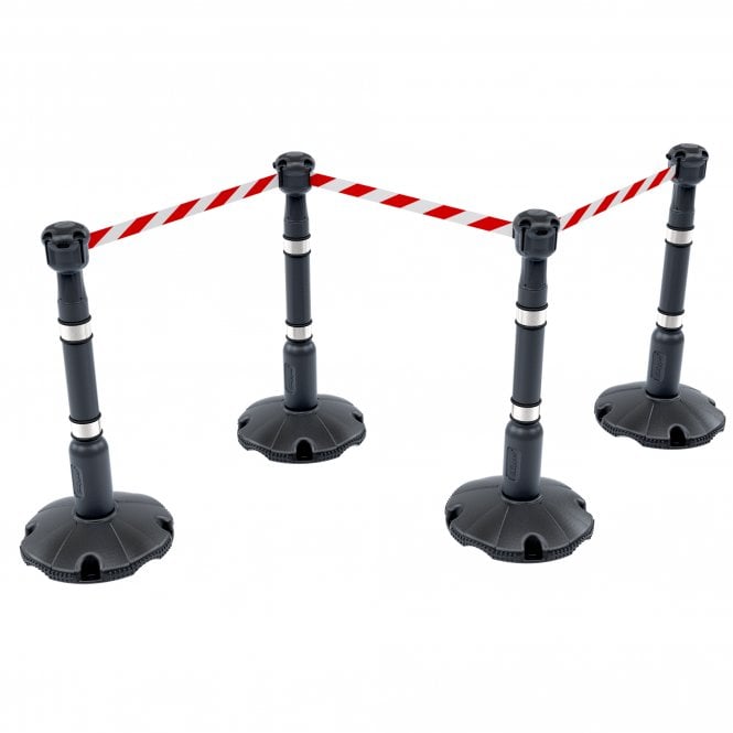 Skipper  27m Retractable Safety Barriers Kit - Silver