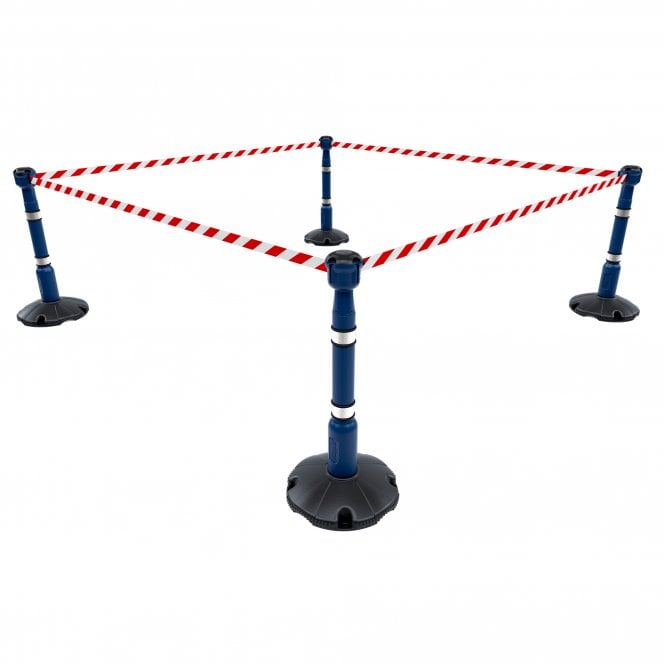 Skipper  36m Retractable Barrier Kit - Blue