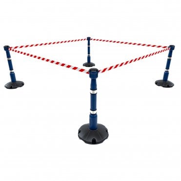 Skipper 36m Retractable Barrier Kit - Blue