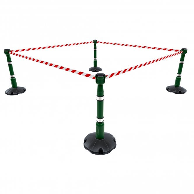 Skipper  36m Retractable Barrier Kit - Green