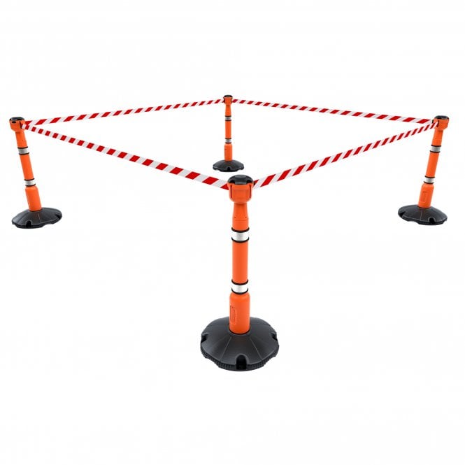 Skipper  36m Retractable Barrier Kit - Orange