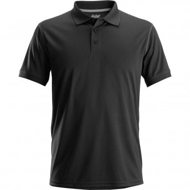 Snickers AllroundWork 2721 Black Breathable Polo Shirt