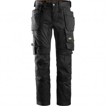 Snickers AllroundWork 6241 Black Trousers with Holster Pockets