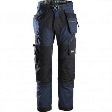 Snickers FlexiWork 6902 Navy/Black Trousers with Holster Pockets