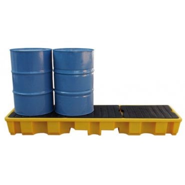4 Drum Spill Pallet In Line