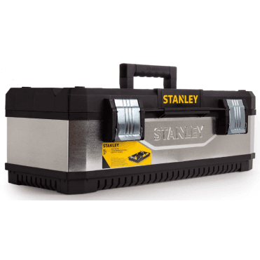 Stanley 1-95-620 Galvanised Metal / Plastic Toolbox 26 Inch