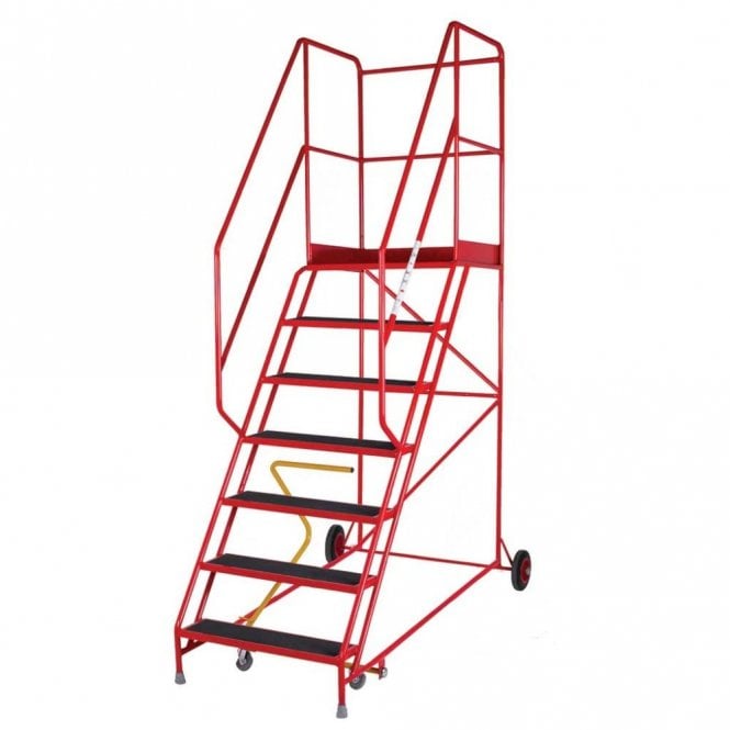 TB Davies  MOB-HD Steel Professional Mobile Step - Anti-slip Rubber 1.9m - 4.38m