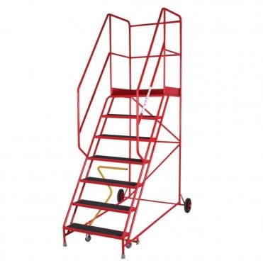 TB Davies MOB-HD Steel Professional Mobile Step - Anti-slip Rubber 1.9m - 4.38m