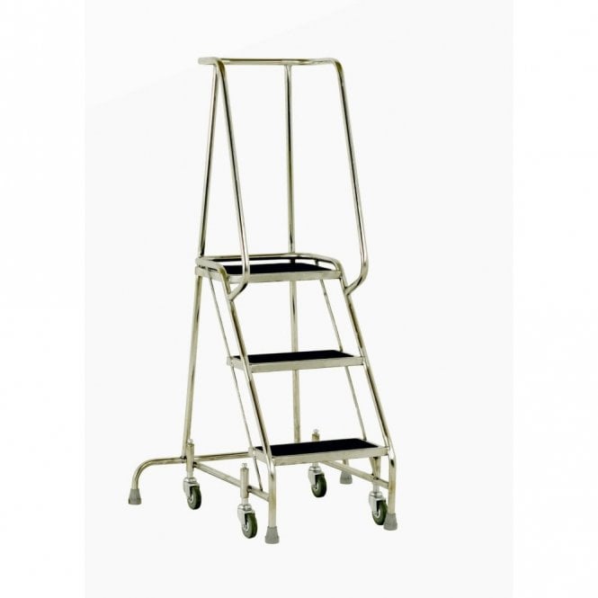 TB Davies  NARROW Stainless Steel Trade Mobile Step 1.43m - 1.94m
