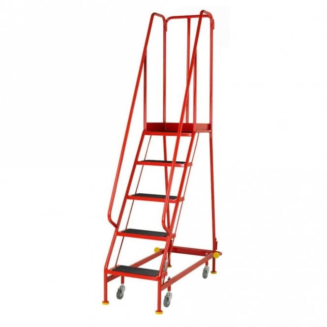 TB Davies  NARROW Steel Trade Mobile Step 1.3m - 2.05m