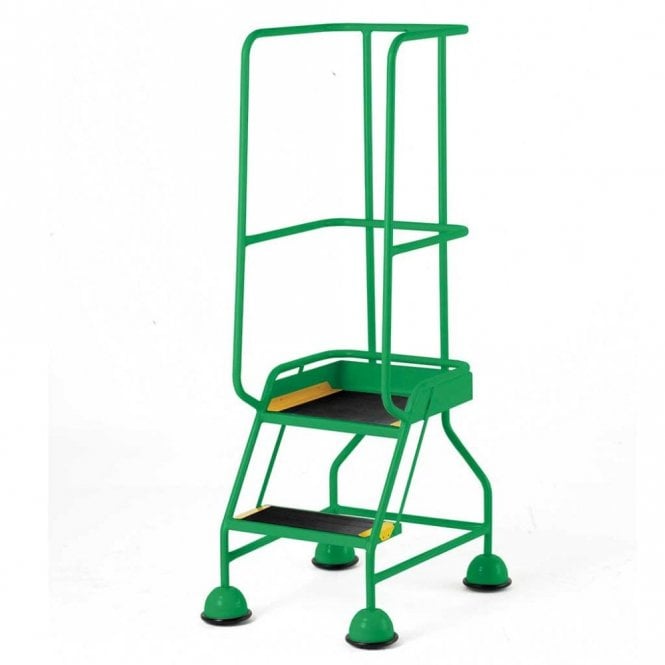 TB Davies  STEPMOBILE+ Steel Trade Mobile Step - Green 1.46m - 2.22m