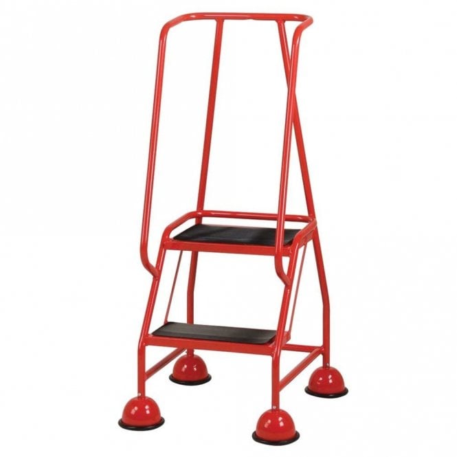 TB Davies  STEPMOBILE Steel Trade Mobile Step - Red 1.19m - 1.94m